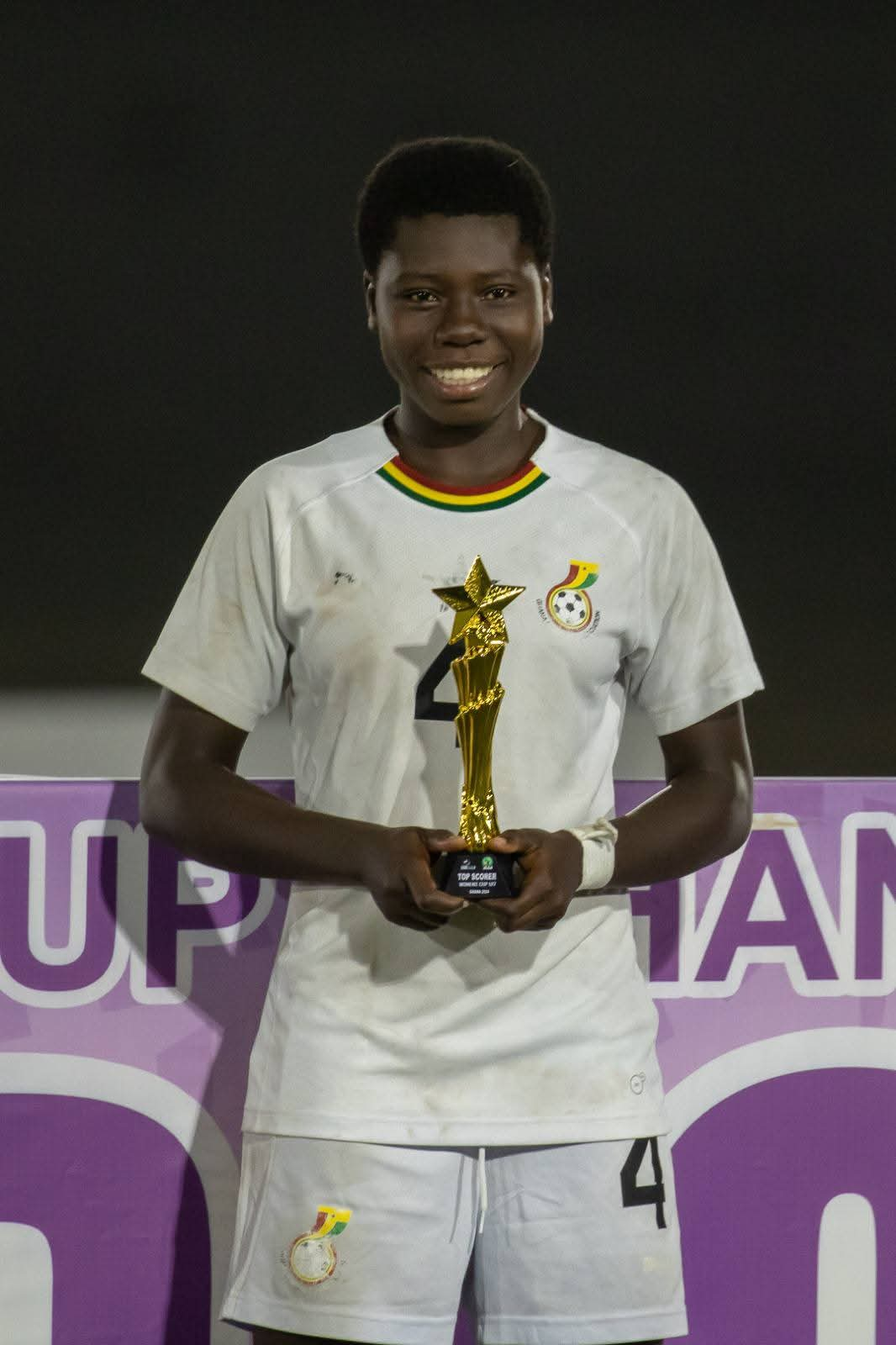 Christiana Ashiaku crowned top scorer in WAFU B U-17 Girls Cup