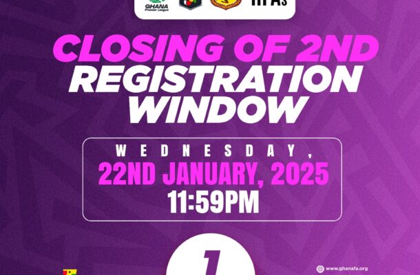 2nd Registration window closes Wednesday January 22, 2025