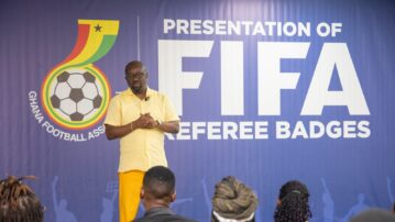 President Kurt E.S Okraku expects FIFA referees to be 'great ambassadors' for Ghana Football