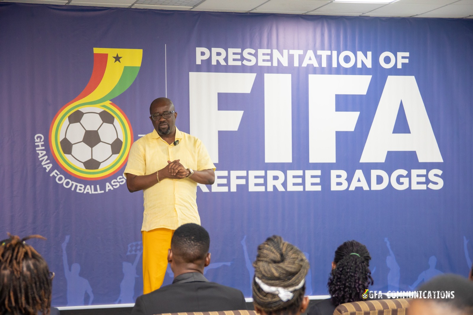 President Kurt E.S Okraku expects FIFA referees to be 'great ambassadors' for Ghana Football