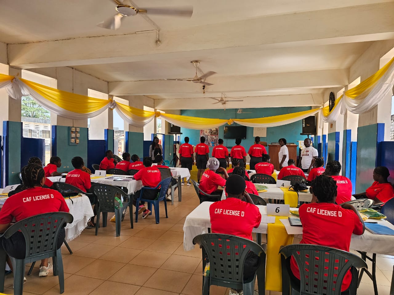 CAF Football for Reform Coaching Course starts at Nsawam Prison