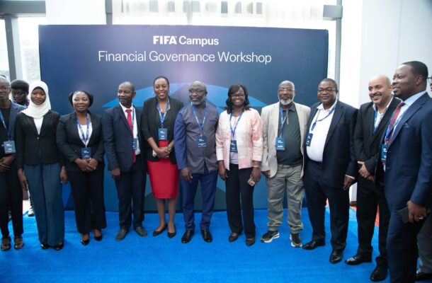 Prosper Harrison Addo leads our team at FIFA Financial Governance Workshop in Accra