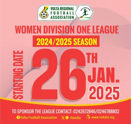 https://www.ghanafa.org/volta-regional-womens-division-one-league-set-to-kick-off-on-january-26