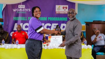 Emotional end for CAF Football for Reform Coaching Course