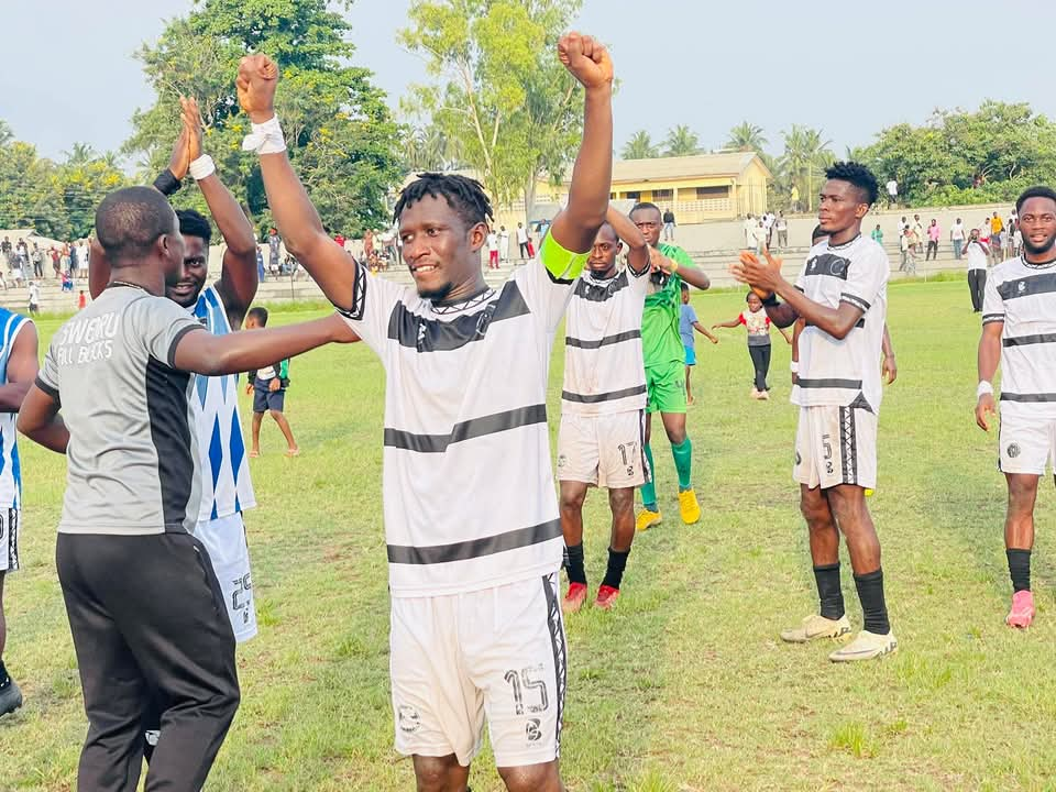 Zone Two leaders Swedru All Blacks back to winning ways, Rospak humble King Faisal