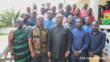 President Kurt E.S Okraku mourns with Asante Kotoko over Nana Pooley's death