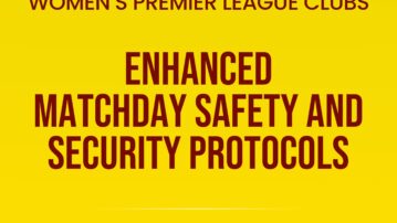 Women’s Premier League clubs to train on Enhanced Matchday Safety and Security Protocols on Tuesday