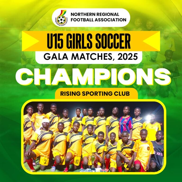 Rising Sporting Club Crowned 2025 U-15 Girls Soccer Gala Champions