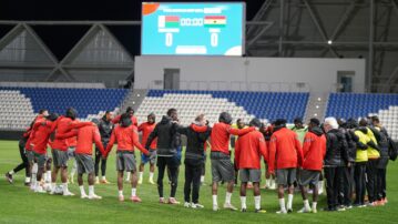 PHOTOS: Black Stars hold training at Grande Stade Al Hoceima ahead of FIFA World Cup qualifier against Madagascar