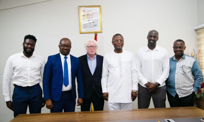 President leads Black Stars Technical team to pay courtesy call on Sports Minister