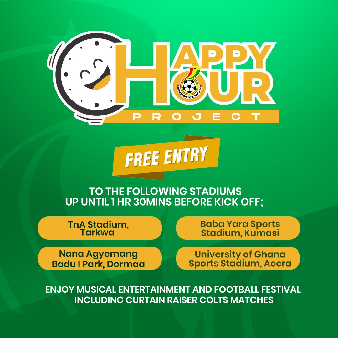 GFA introduces HAPPY HOUR at four Ghana Premier League Match Cities