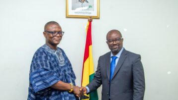 President Kurt E.S Okraku leads EXCO, RFA chairmen to pay courtesy call on Sports Minister