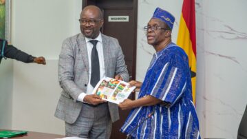 GFA Executives pay courtesy call on Speaker of Parliament, Leadership
