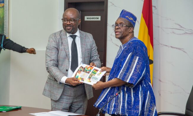 GFA Executives pay courtesy call on Speaker of Parliament, Leadership