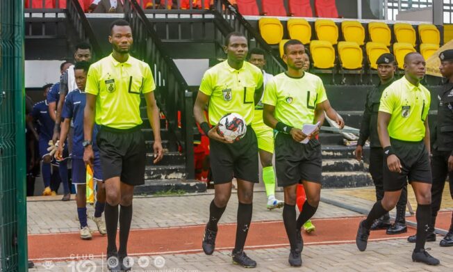 Match Officials for Access Bank Division One League Matchday 21