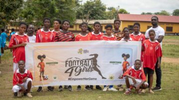 Football 4 Girls programme successfully held at Akawadum, Eastern Region 
