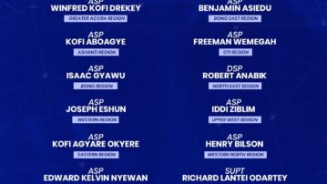 Ghana Police Service Updates List of Regional Sports Security Officers