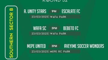 Volta Regional FA Cup Reaches Round of 32 with Exciting Fixtures