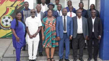 GHALCA Executives pay courtesy call on President Kurt E.S Okraku, GFA leadership