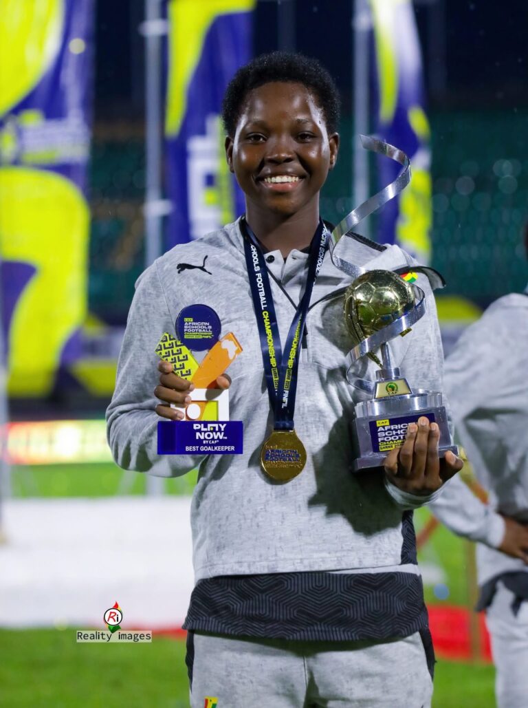 Precious Akanguwie named Goalkeeper of the Tournament at 2025 CAF African Schools Football Championship