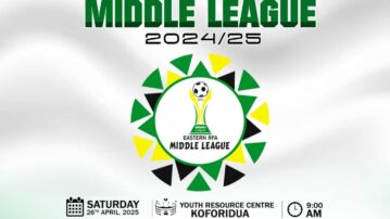 Eastern Regional Middle League Set to Kick Off at Koforidua Youth Resource Centre