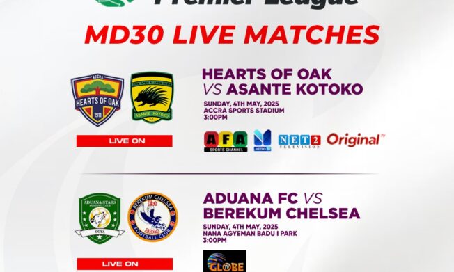 TV schedule for Premier League Matchday 30 announced