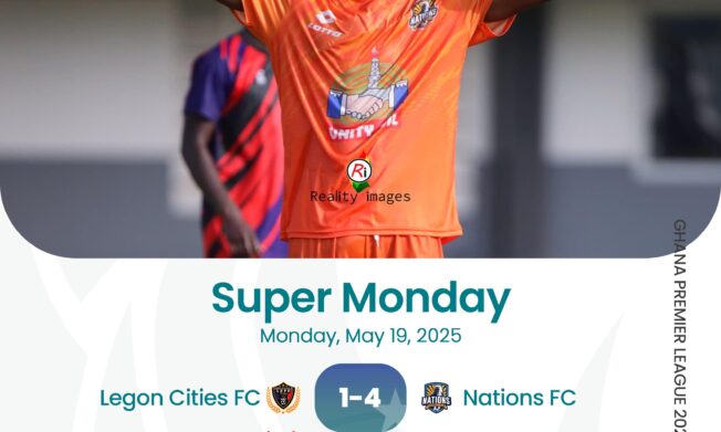 Premier League: Nations FC cruise past Legon Cities