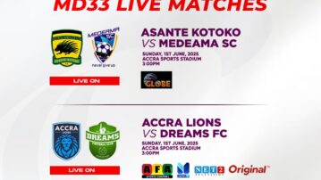 TV schedule for Premier League Matchday 33 announced