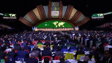 FIFA observes minute of silence for Wilberforce Mfum and Nana Pooley at 75th Congress in Paraguay