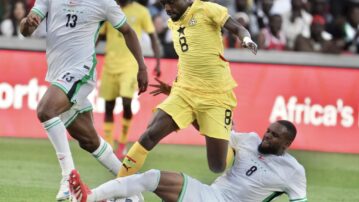 Ghana put up impressive second-half performance but fall to Nigeria