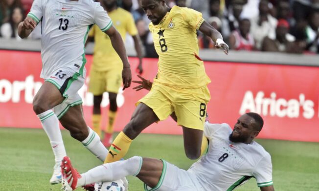 Ghana put up impressive second-half performance but fall to Nigeria