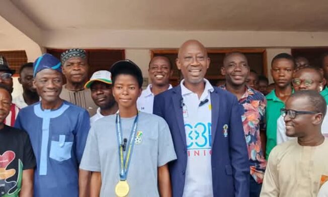 Tamasco Welcomes Black Damsels Skipper Adam Ajara After U-15 Championship Glory