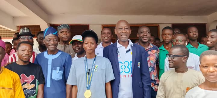 Tamasco Welcomes Black Damsels Skipper Adam Ajara After U-15 Championship Glory