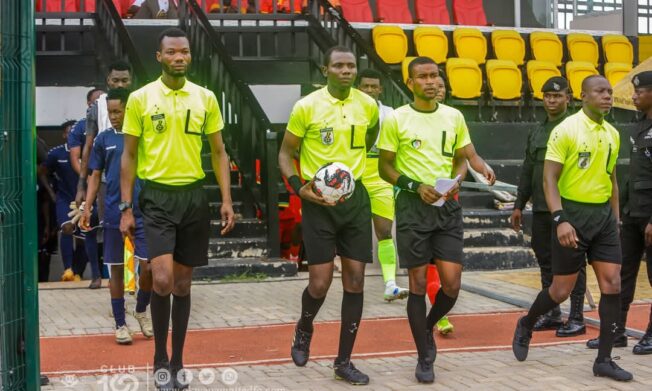 Match Officials for Access Bank Division One League Matchday 26