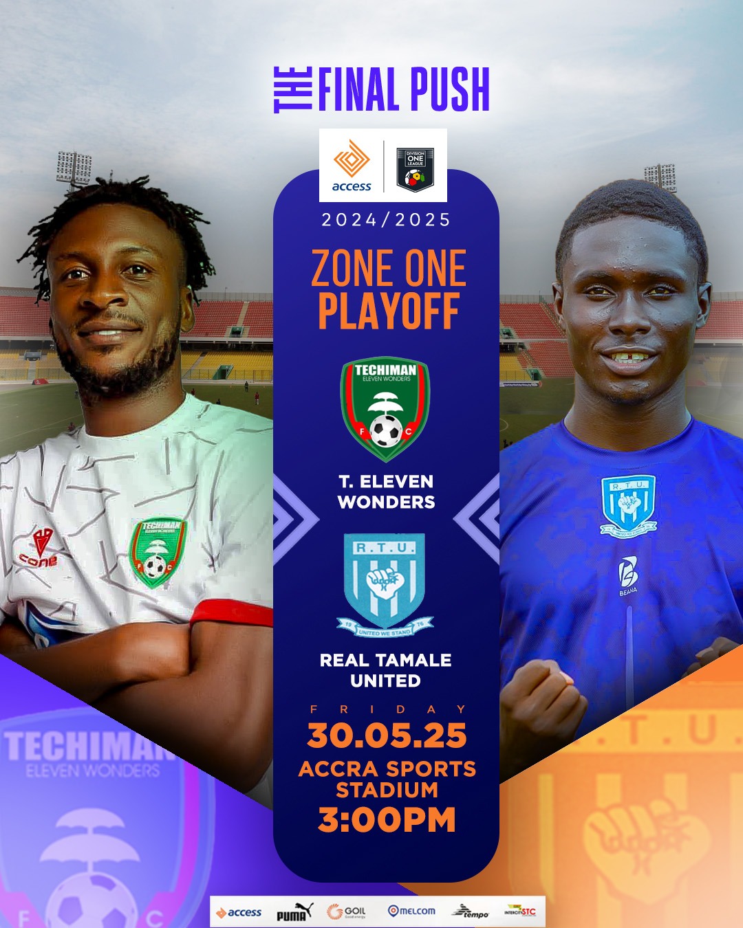 Access Bank Division One League Zone One playoff set for Friday, May 30