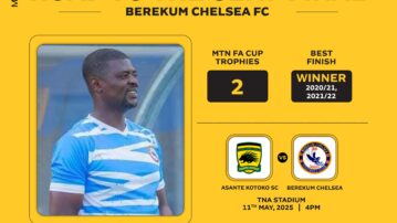 MTN FA Cup: Profile of Berekum Chelsea coach Samuel Boadu