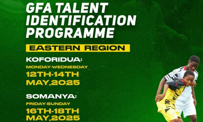 Talent Identification Programme kicks off in Eastern Region this week