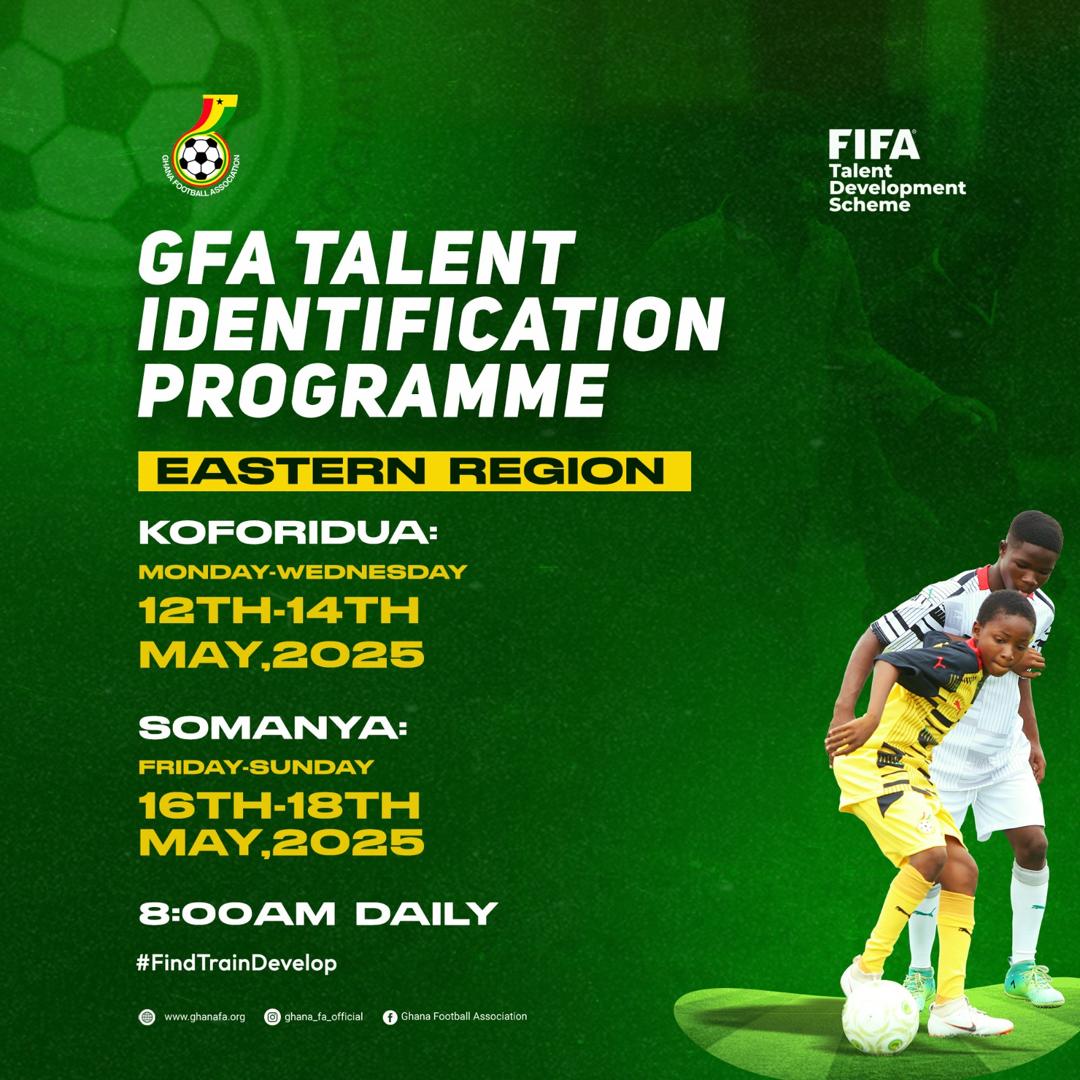 Talent Identification Programme kicks off in Eastern Region this week