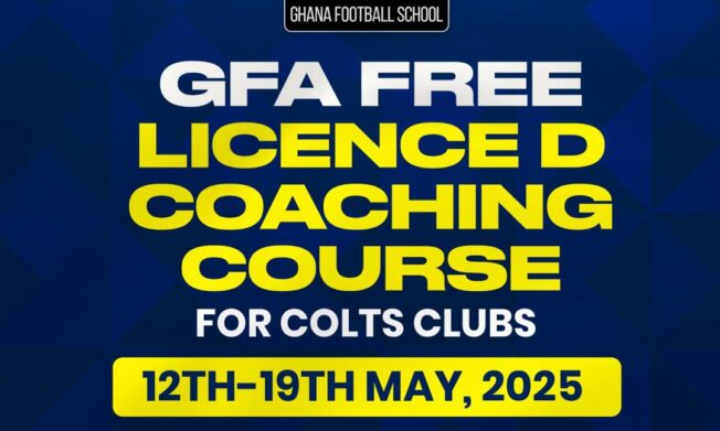 GFA commences free Licence D Coaching course for Colts clubs in Sunynai