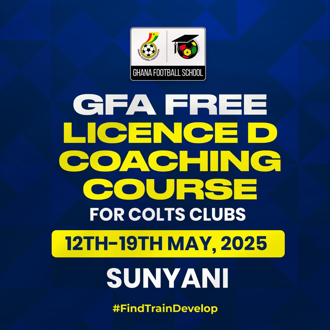 GFA commences free Licence D Coaching course for Colts clubs in Sunynai