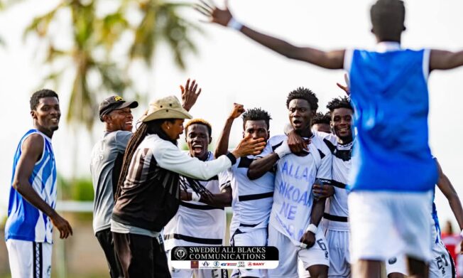 Swedru All Blacks extend winning streak, Sefwi All Stars beat UCC Youngsters to move out of danger in Zone Two