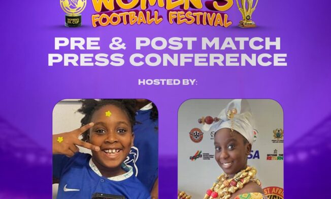 Meet Nana Ama Amponsah and Michelle Anyankwabea Ampofo, your young hosts for Women's Football Festival