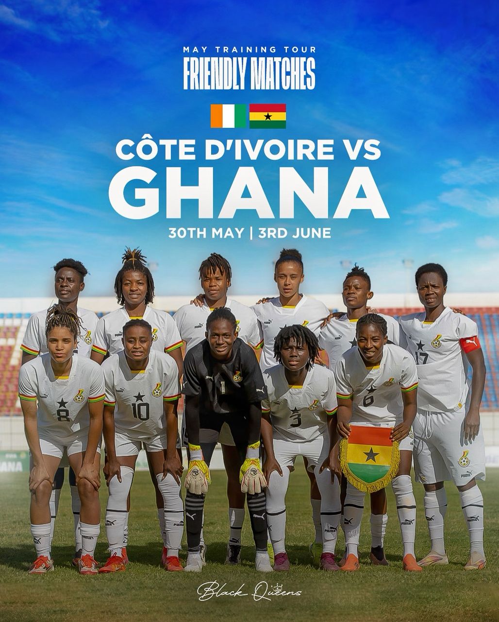 Black Queens to lock horns with Côte d'Ivoire in friendly matches