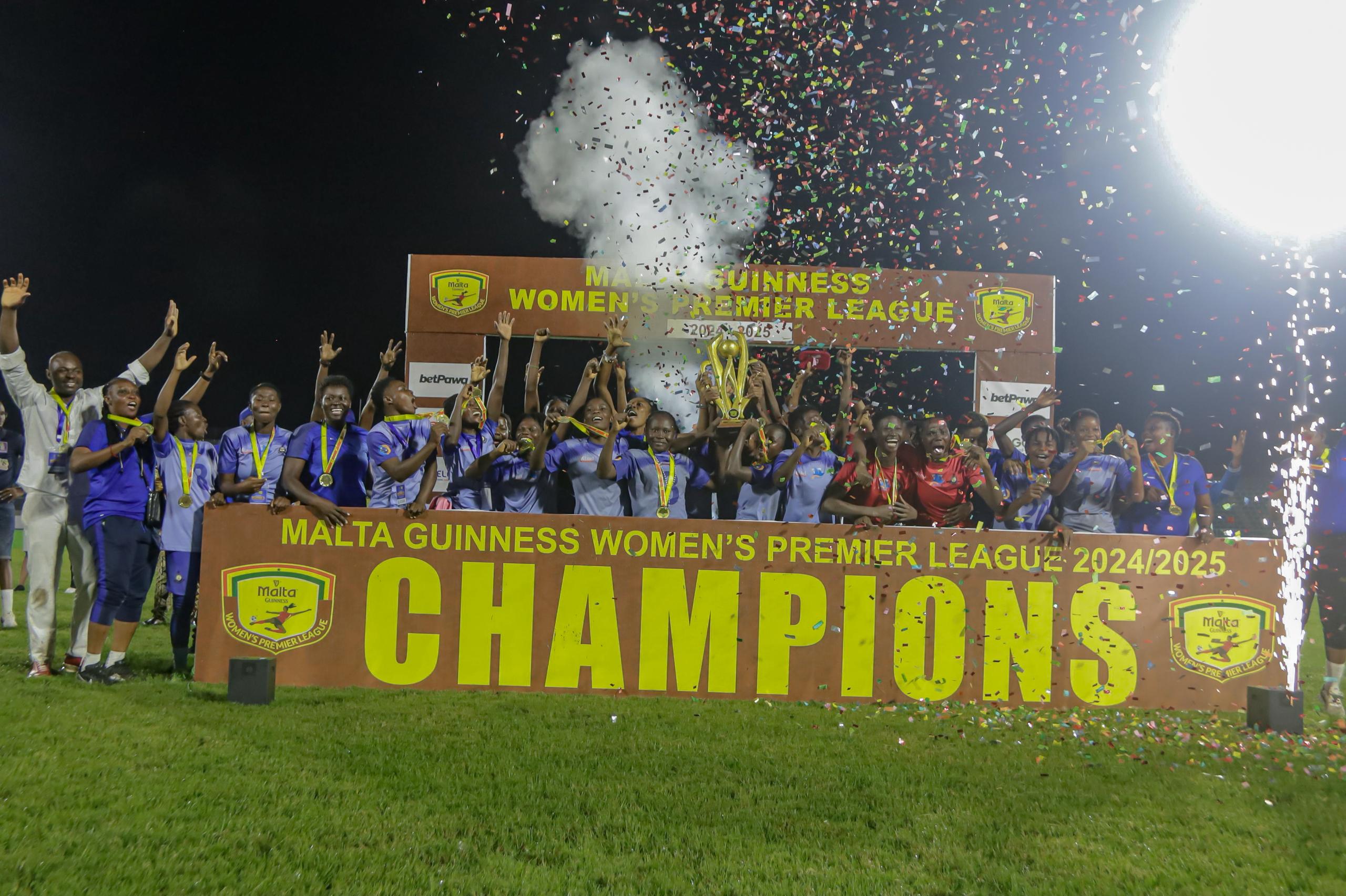 Rainy night turns Golden: Police Ladies win historic Malta Guinness Women's Premier League title