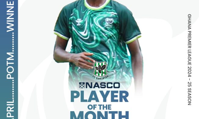 Emmanuel Mamah wins NASCO player of the month for April