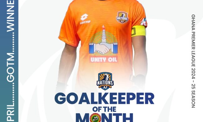 Rabin Ousmane Sanon named April Goalkeeper of the month