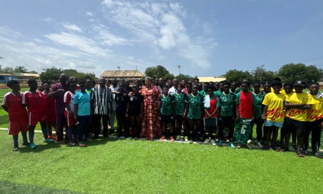 Deputy Works and Housing Minister Hon. Gizella Tetteh welcomes Women’s Zonal championship teams to Senya