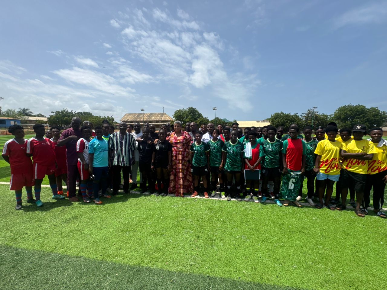 Deputy Works and Housing Minister Hon. Gizella Tetteh welcomes Women’s Zonal championship teams to Senya