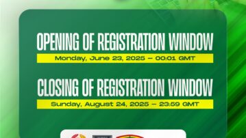 2025/26 SEASON REGISTRATION WINDOW OPENS FOR ALL CLUBS ON JUNE 23, 2025