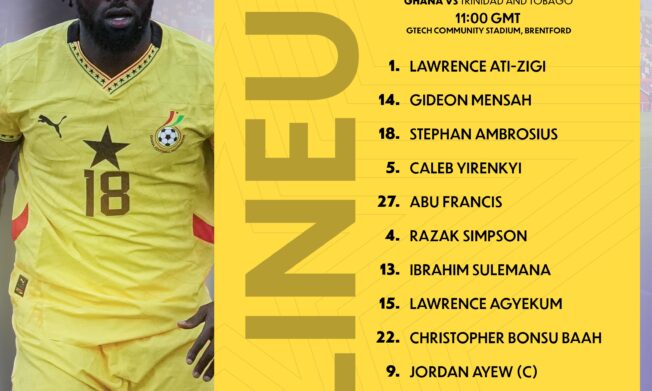 Otto Addo names revised squad for Unity Cup third-place match against Trinidad and Tobago